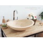 12x40x53cm Tezgah Üstü Oval Banyo Lavabo Modelleri -DT1447